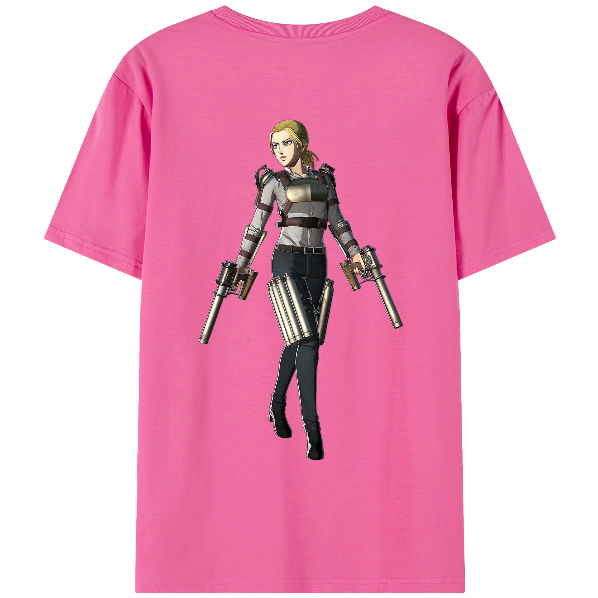 （画像用） 進撃の巨人 Attack on Titan レディース半袖Tシャツ(バックプリント)